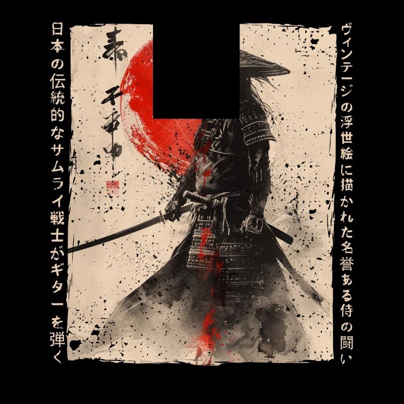 Samurai Fighter - Japanese Ukiyo-e Artwork