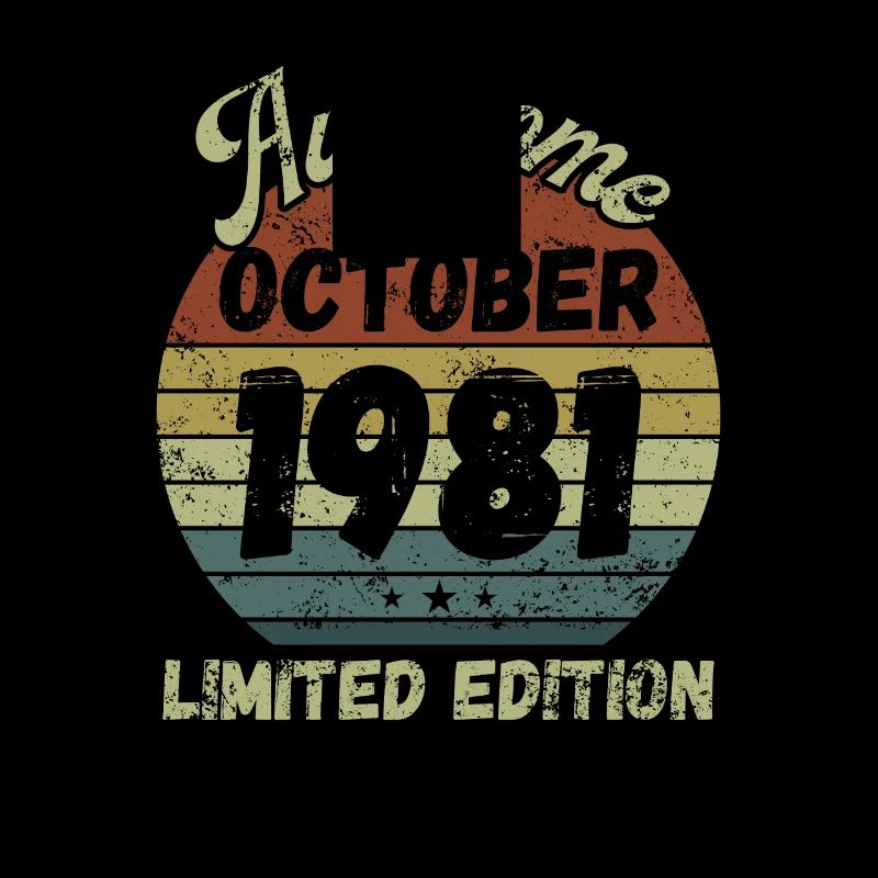 Awesome since October 1981 - Geburtstag
