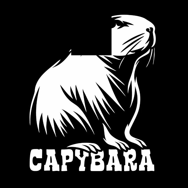 Capybara - Dessin Silhouette
