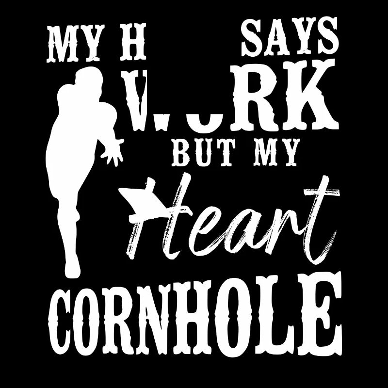 Joueur de sac de haricots de l’équipe Cornhole