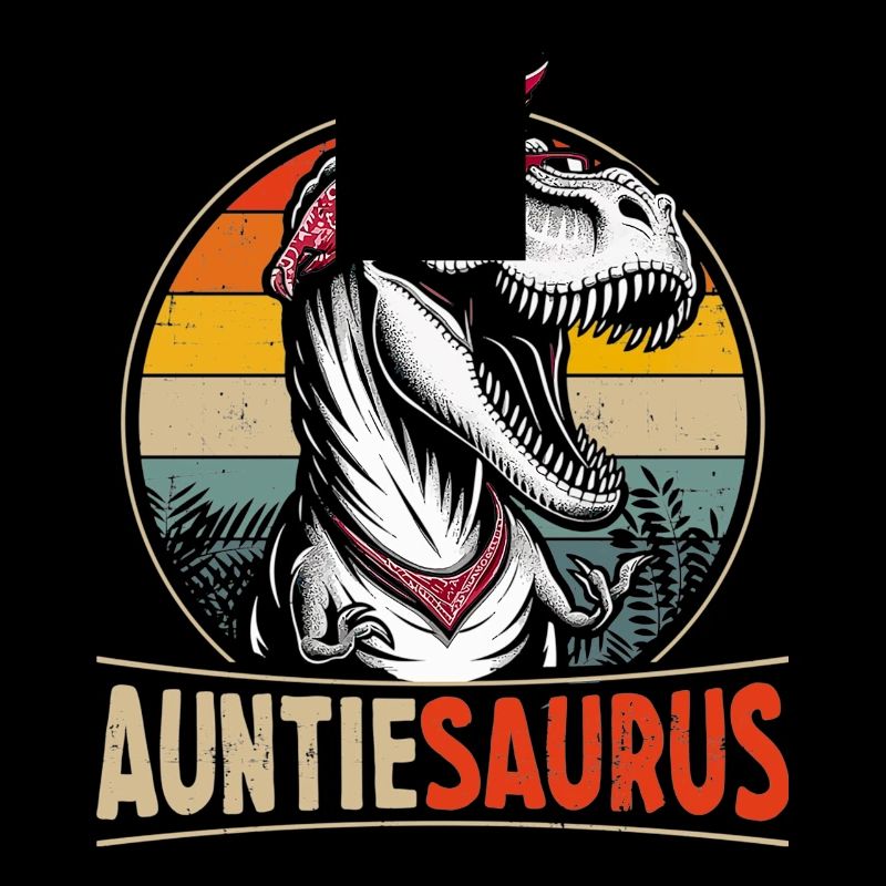 Auntiesaurus dinosaur for aunt or auntie
