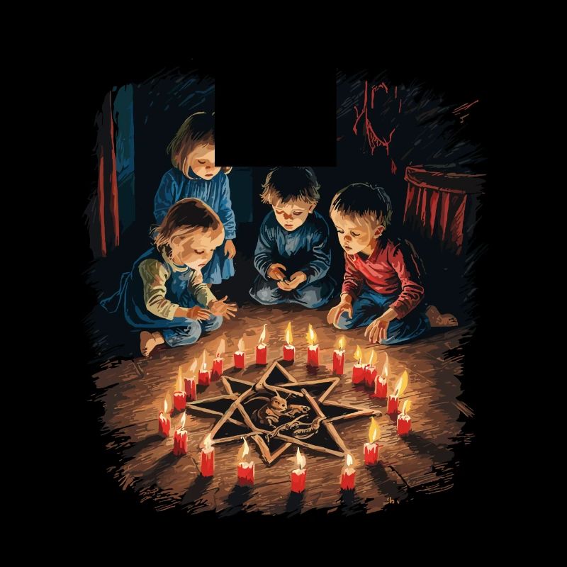 Rituels d’invocation occulte Rétro Vintage Design