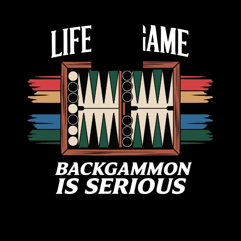 Das Leben ist ein Spiel Backgammon ist ernst Lovers Board G