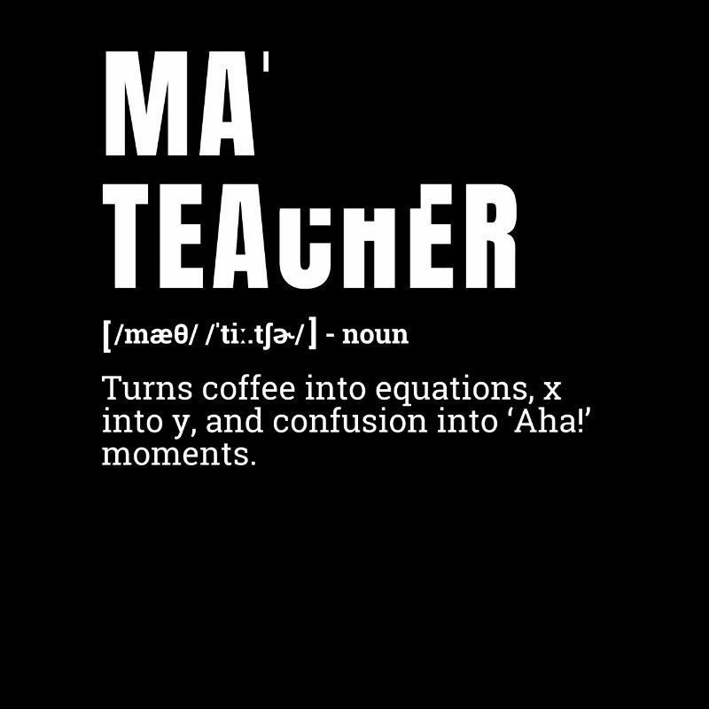 Funny Math Teacher Definition Humor