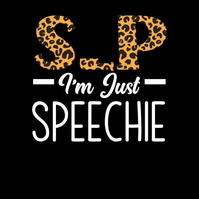 SLP I’m Just Speechie Imprimé léopard