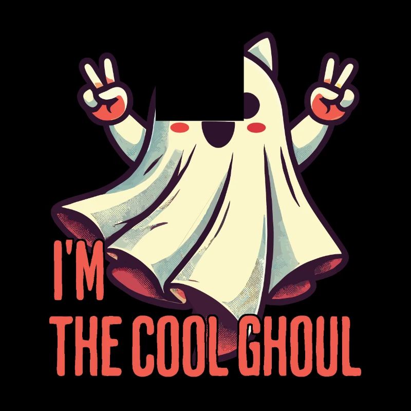 I'm The Cool Ghost Halloween Fun