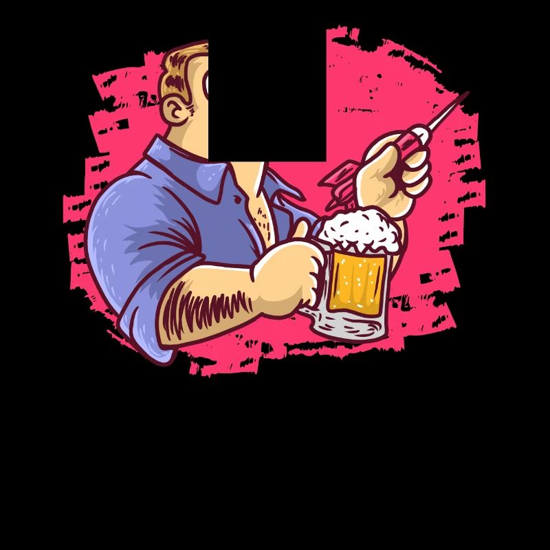 Darting Dartist Darter Bier Und Dart