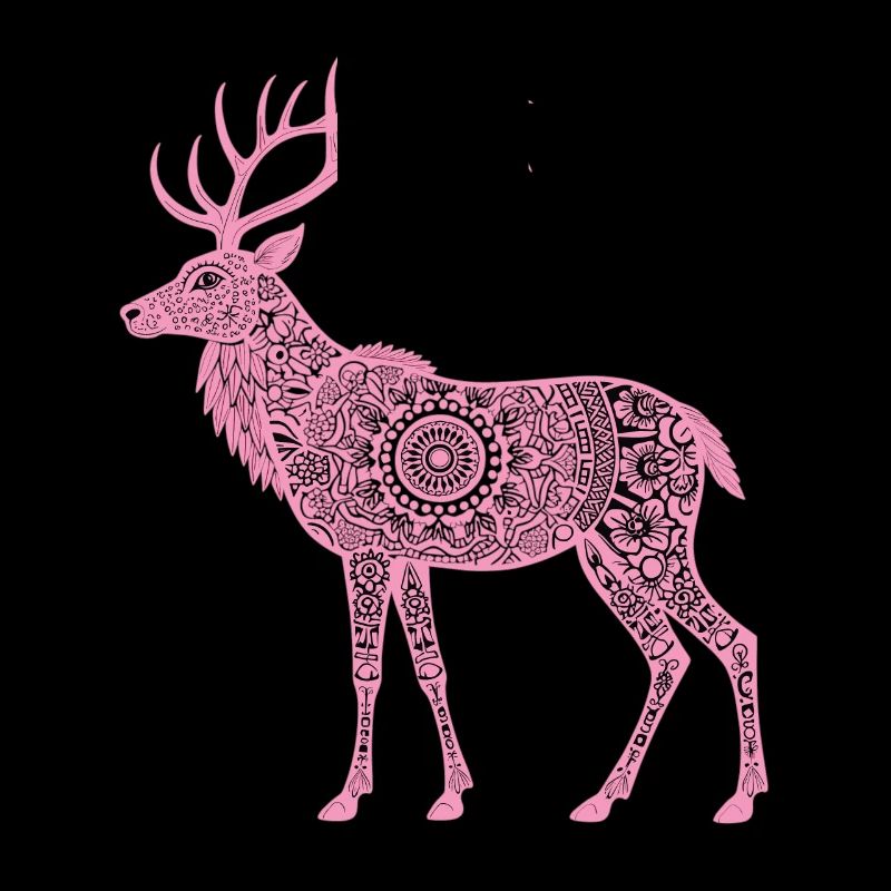 Mandala Deer Deer Mystical Madalas