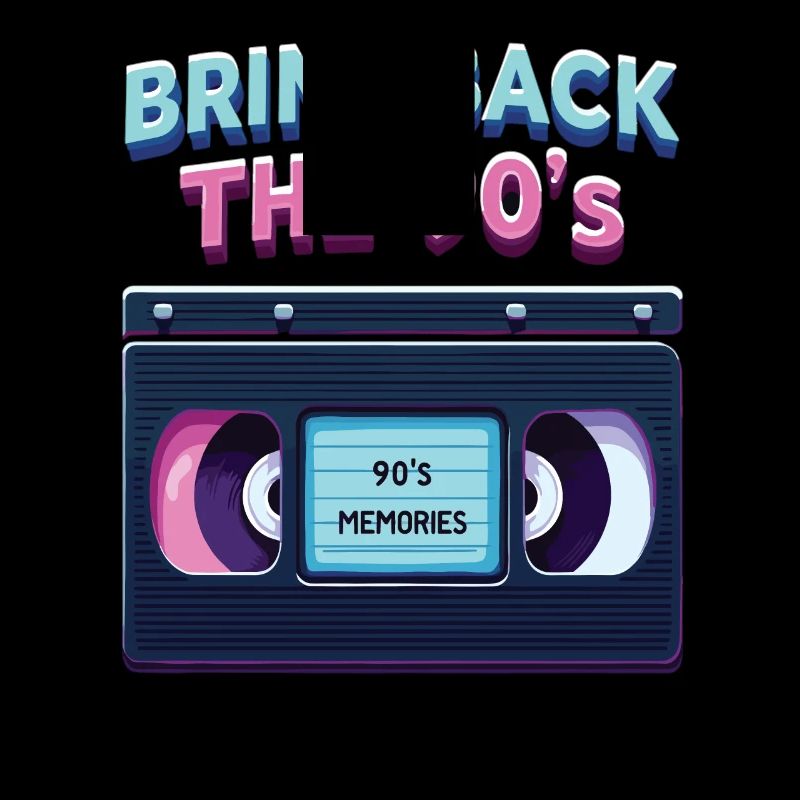 Bring Back the 90's Retro Boombox 90s