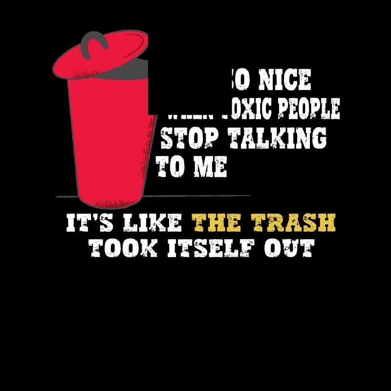 It's so nice when toxic people quit