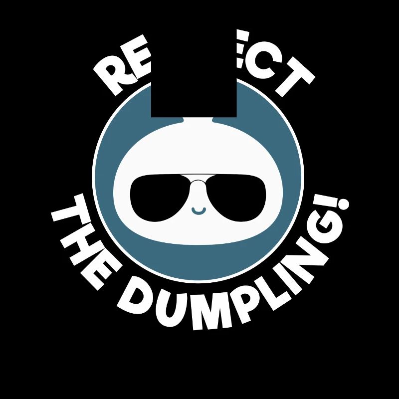 Respecter la boulette Cool Dumpling Illustration