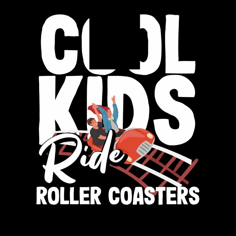 Cool kids ride roller coasters