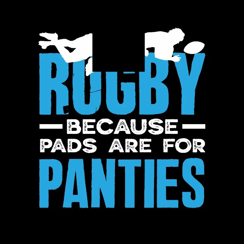 Joueurs de rugby parce que les coussinets sont pour les culottes