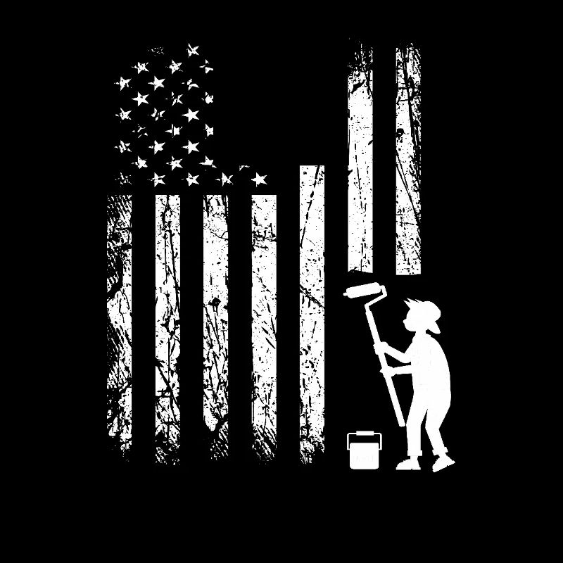 Painter Flag Creative USA Design