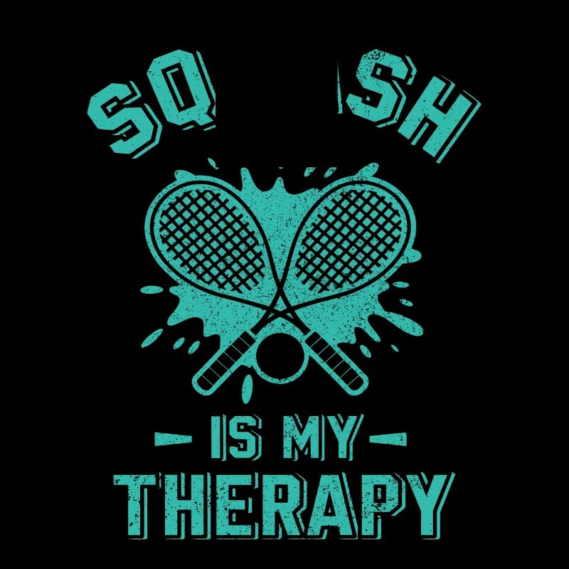 Squash ist mein Therapy Funny Squash Player