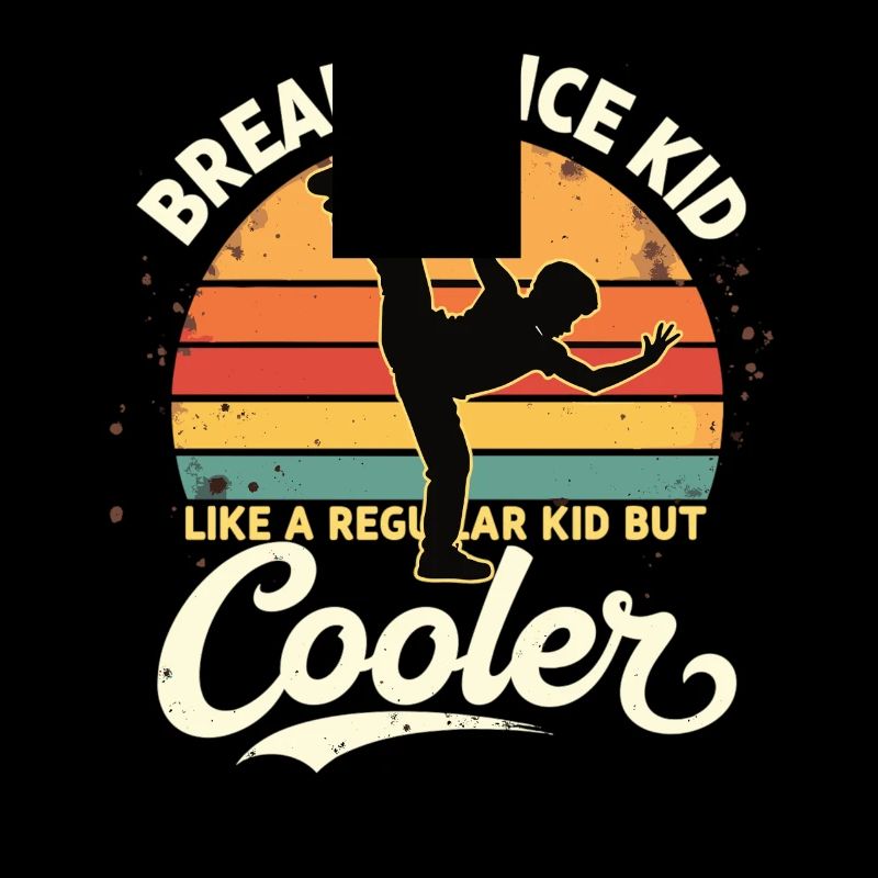 Breakdance Kid Breakdancer Retro Dance B-Boys