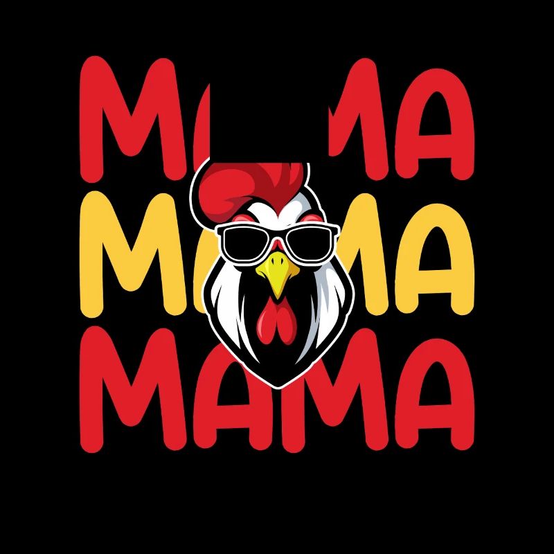 Hahn Mama Mutter Hühner