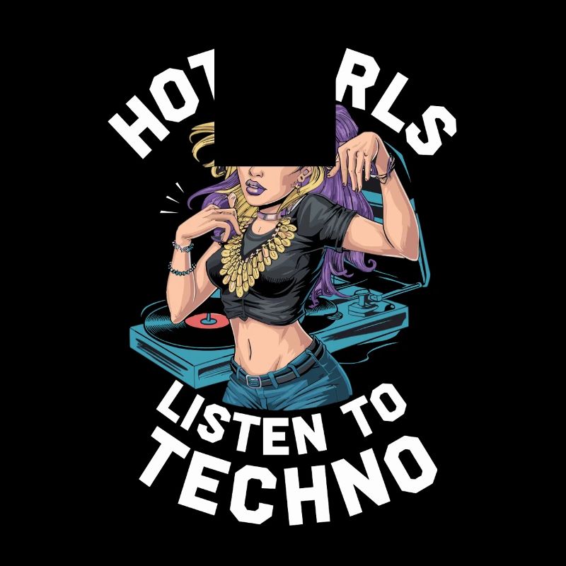 Les filles qui aiment écouter de la musique techno et