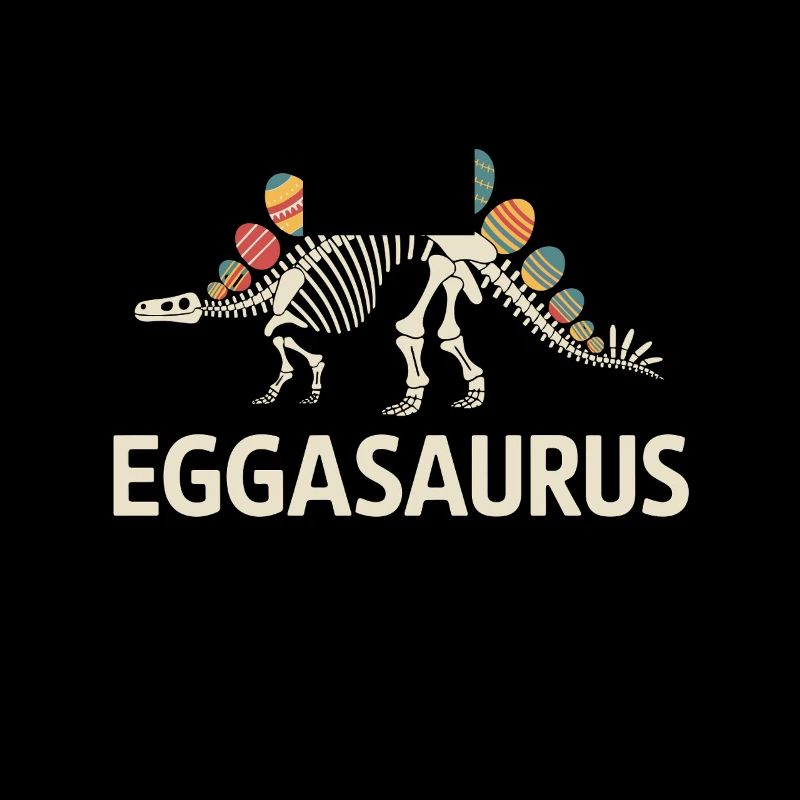 Eggasaurus Dinosaurier Skelett Mit Ostereiern