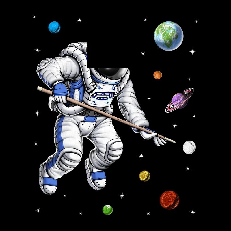 Astronaute Pool Player