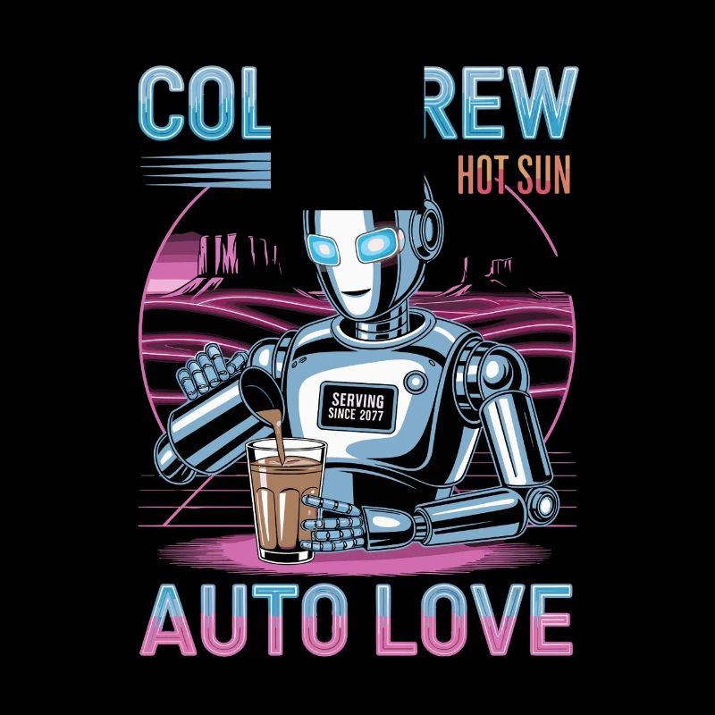 Cold Brew Robot Auto Love Cool Design