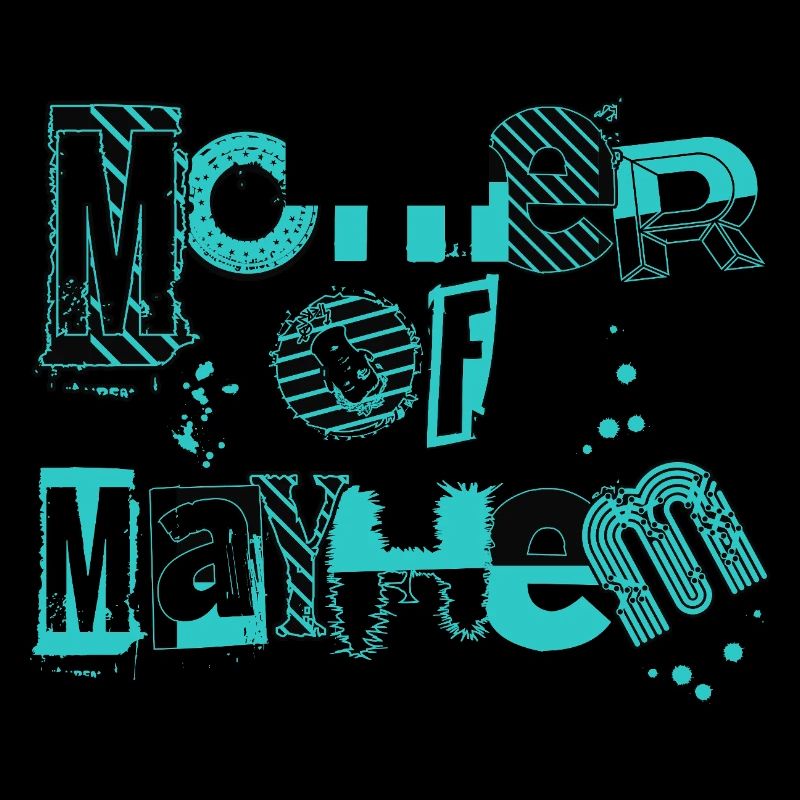 Mutter Des Chaos Wilde Mutterschaft Mama Von Mädchen Junge