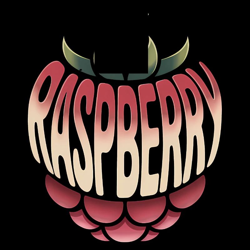 Raspberry - Cool Fruit Logo