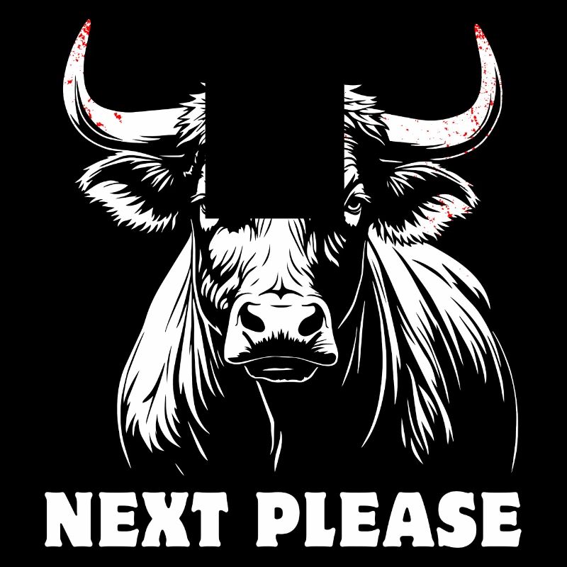 Stier - Next please - stolz, selbstbewusst