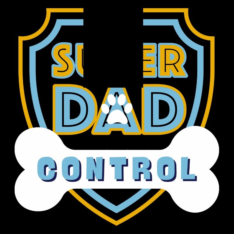 Super Dad Control Bleu Clair