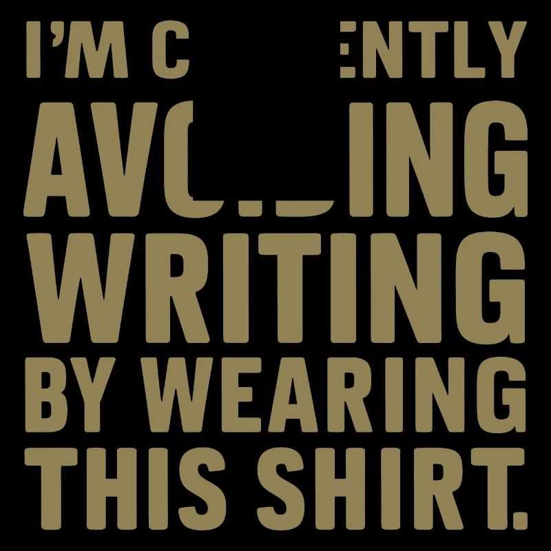 Writing Avoidance: The Confession