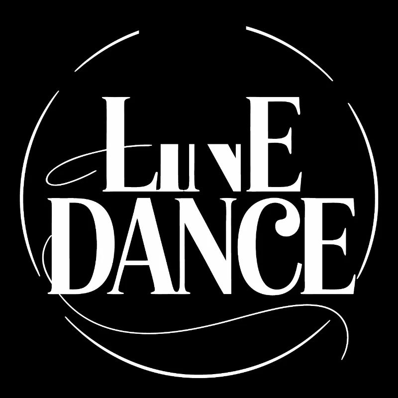 Line Dance Graphic Illustration