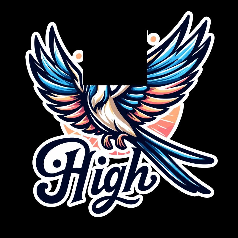 Soar High - Vogel Illustration