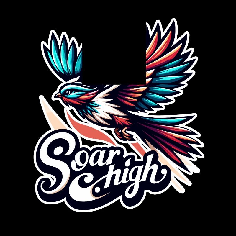 Soar High - Vogel Illustration