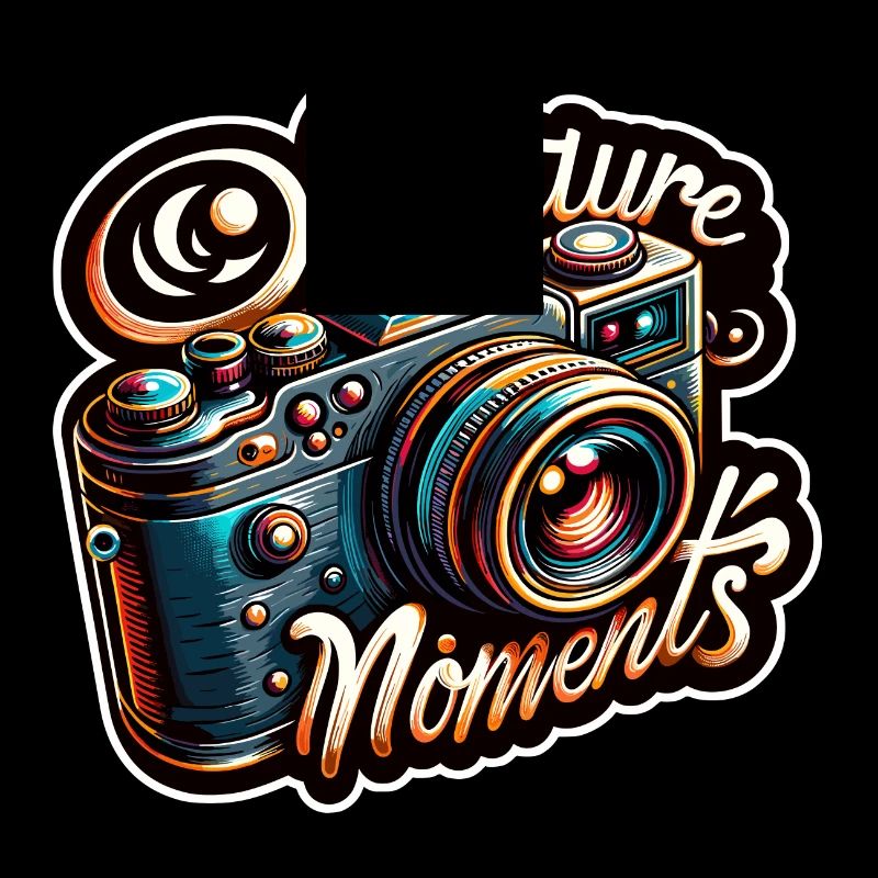 Capture Moments - Camera Illustration