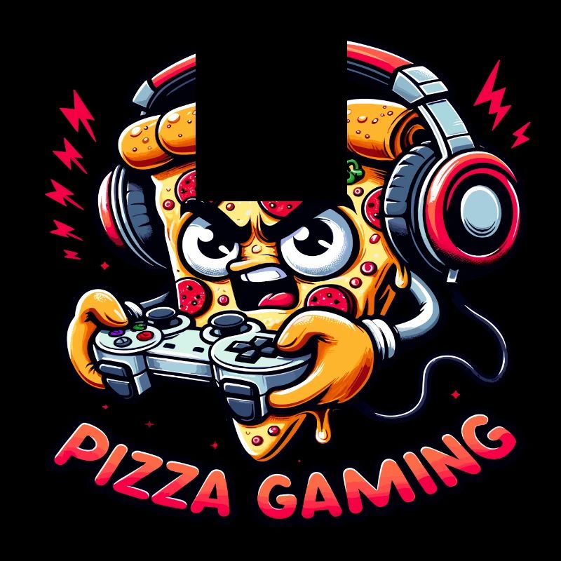 A pizza that plays video games