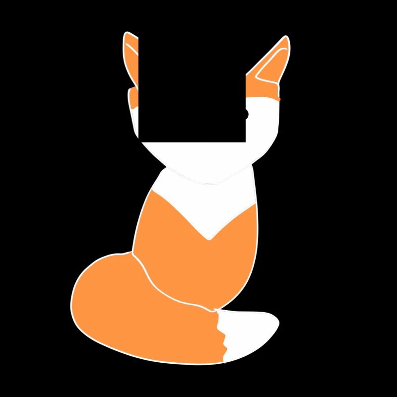 Fuchs symbol Tier orange