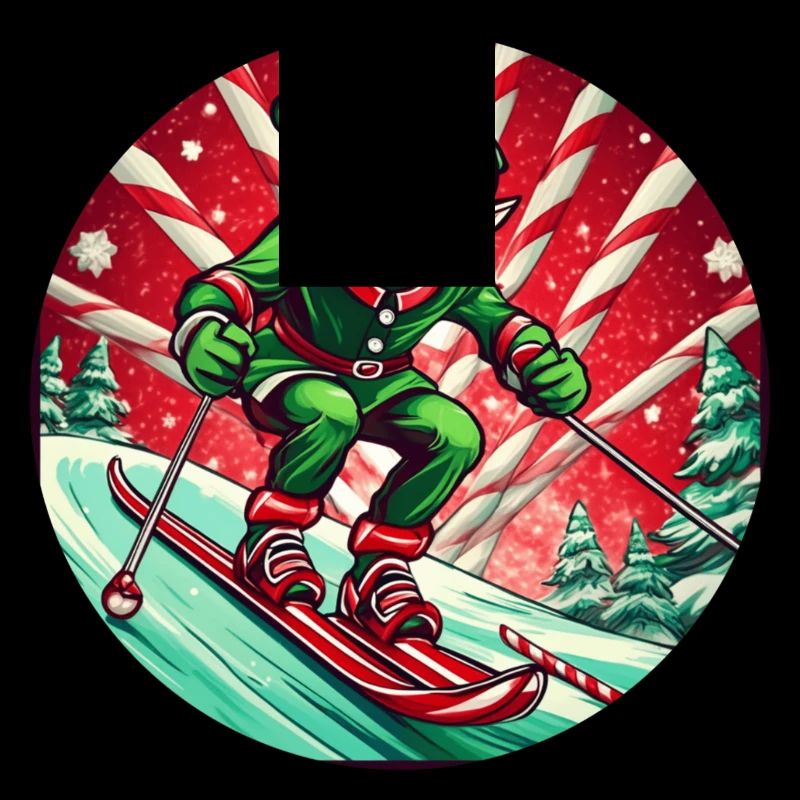 Ski des elfes de Noël