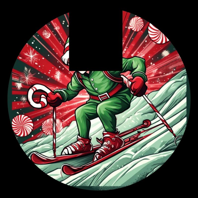 Ski des elfes de Noël