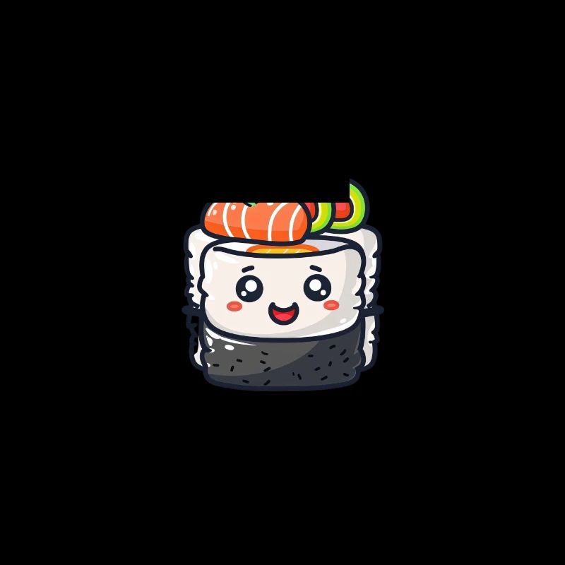 Sushi Roll with Face