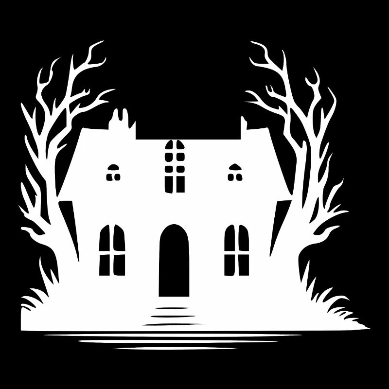 Étrange maison hantée d’Halloween