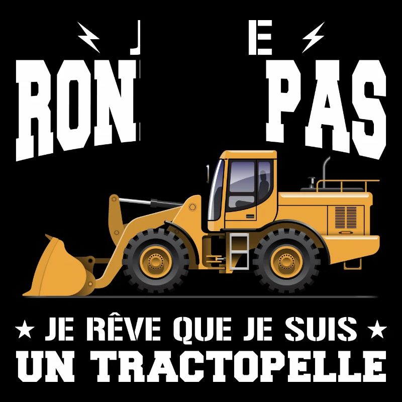 Baumaschine Baggerlader Schnarcher