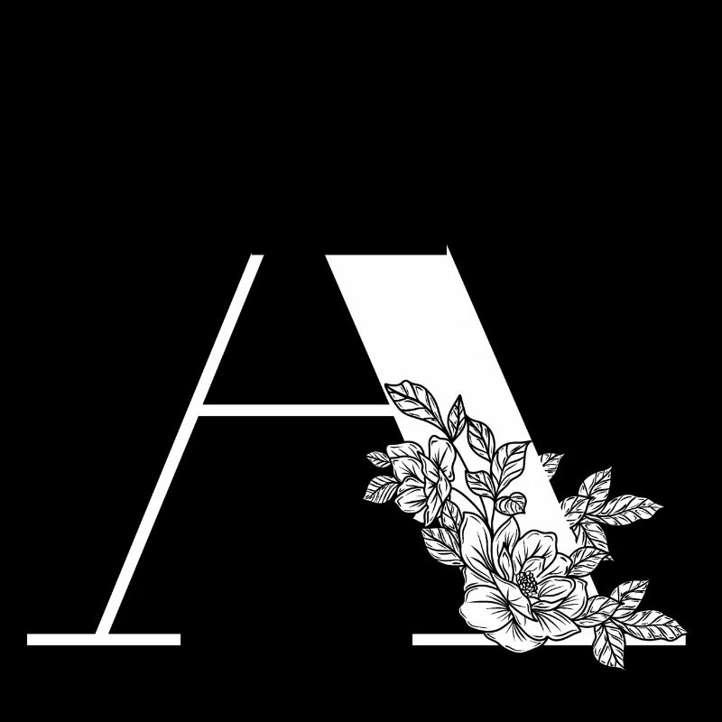 Lettre A Fleur