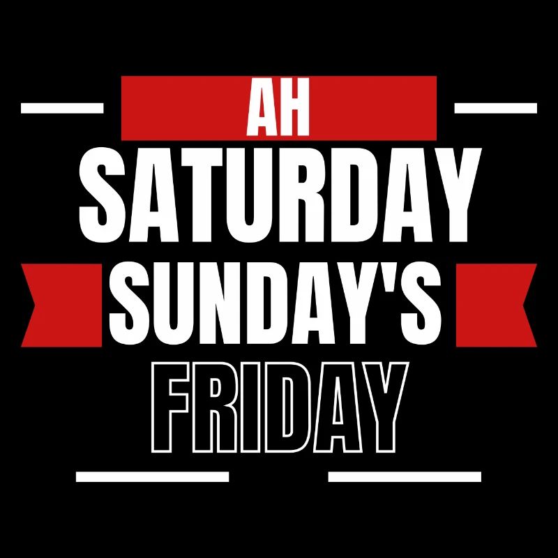 Ah, Weekend Days Mashup Tee