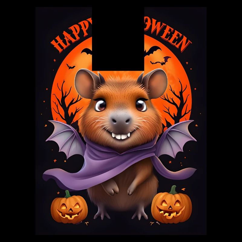 Halloween Capybara Geist Geschenkidee
