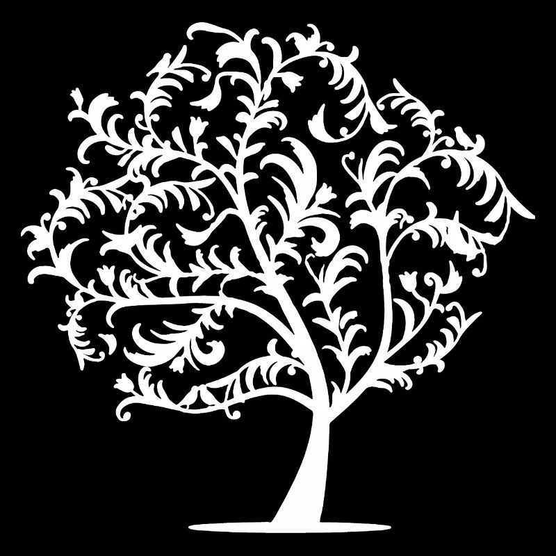 Minimalist Tree Birds Spring Silhouette