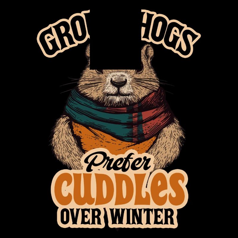 Groundhogs Prefer Cuddles Over Winter Design