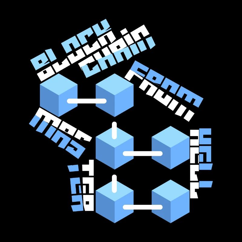 Blockchain Master Block Chain drôle de dicton