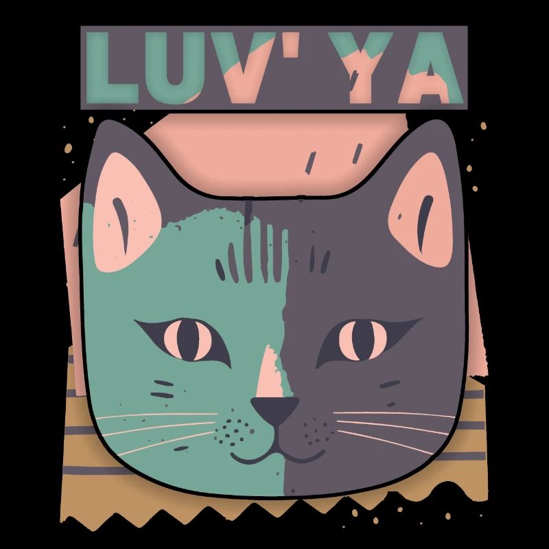 Tête de chat, chat de la Saint-Valentin, déclaration d’amour