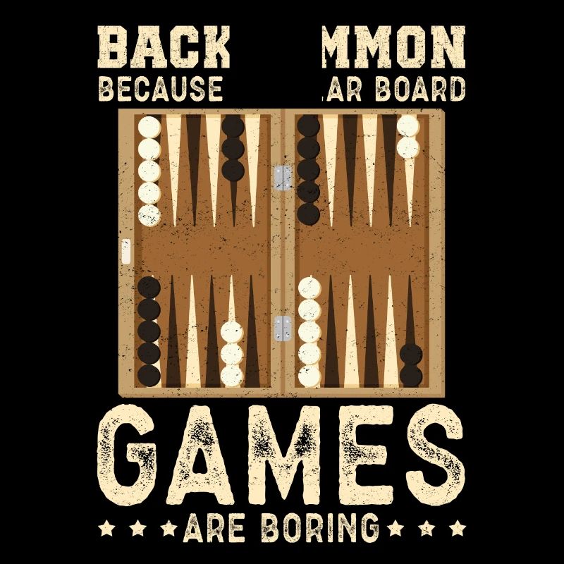 Backgammon Spieler Backgammon Brettspiel Geschenk