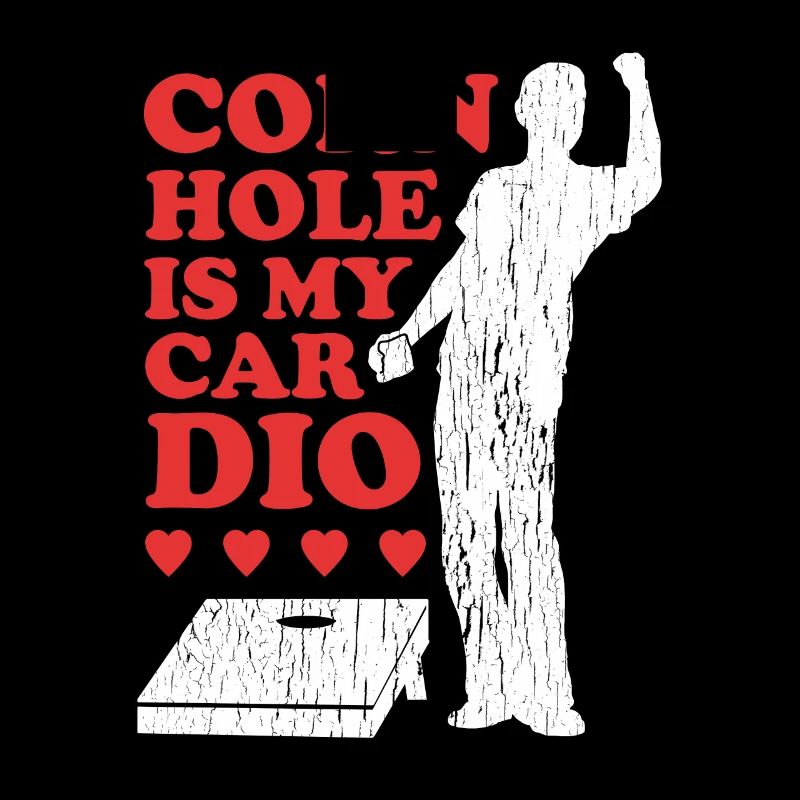 Cornhole Player Bean Bag Blind Hole Cadeau